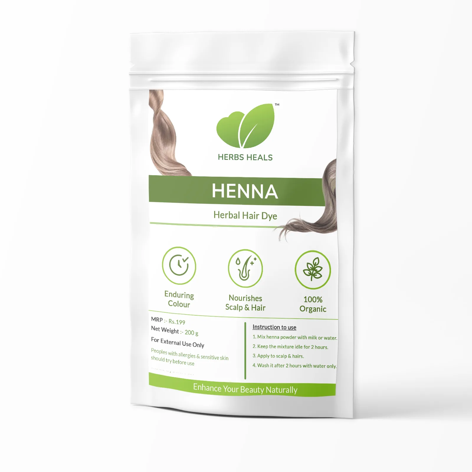 Henna – Herbal Hair Dye Powder